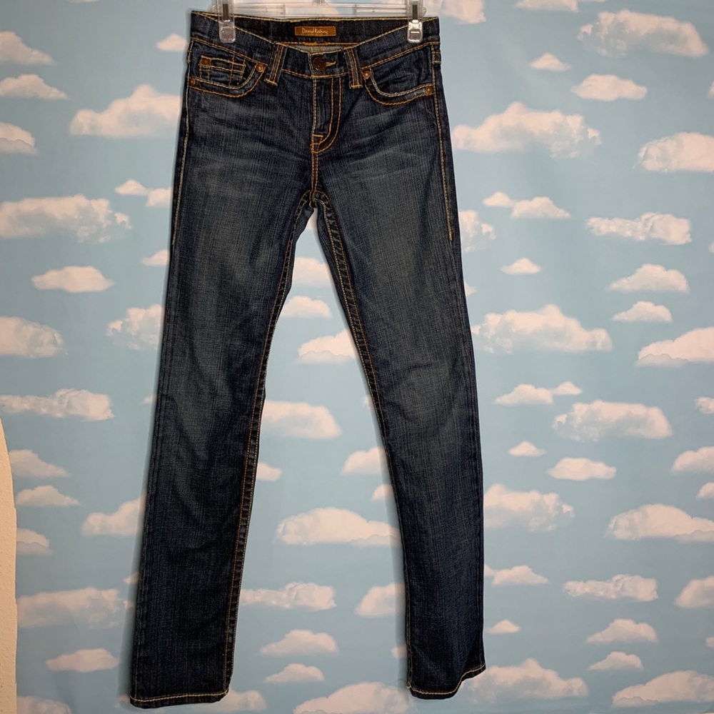 David Kahn- Straight Leg Dark Wash Jeans size 26